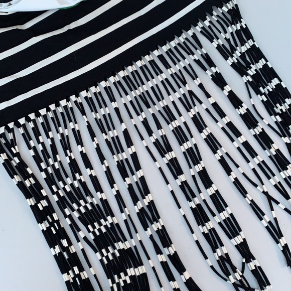 ZARA CHUPA CHUPS FRINGED DRESS - Picture 8 of 9